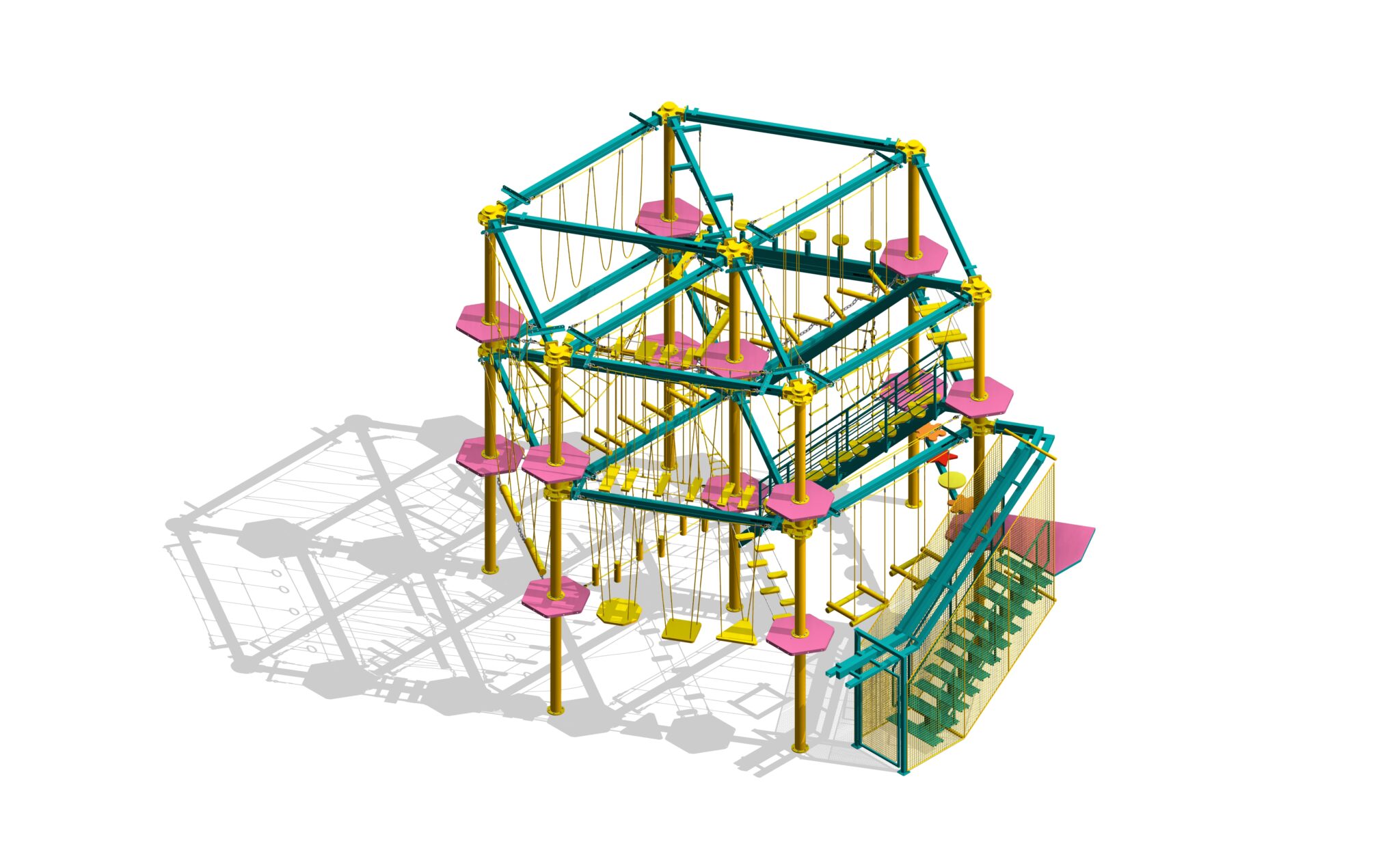 Walltopia Ropes Course Hex fit-in Ropes Course – Walltopia Store