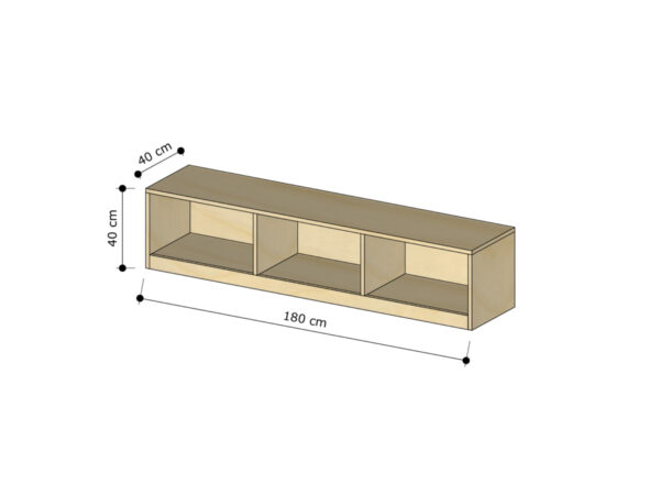 Cubbies Bench 180 - Image 2